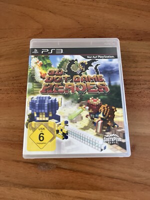 3D Dot Game Heroes (Sony PlayStation 3, 2010) Deutsch German Selten RARE CIB