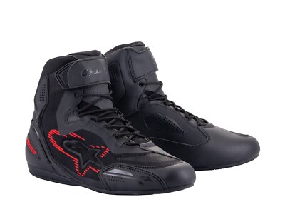 Alpinestars Faster 3 Rideknit Schuhe Herren (schwarz/anthrazit/rot) Gr: 11=(44)