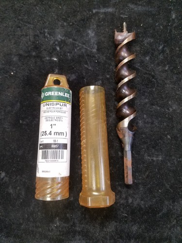 GREENLEE Unispur Electrician Bit 1" 25.4mm 18-1 00057 In Package