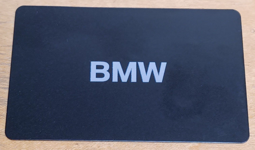 Genuine OEM Black BMW Digital Key Card 8 779 896-01R In MINT CONDITION ...