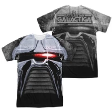 BSG (Classic) Cylon Stare Unisex Adult Halloween Costume T Shirt, S-3XL