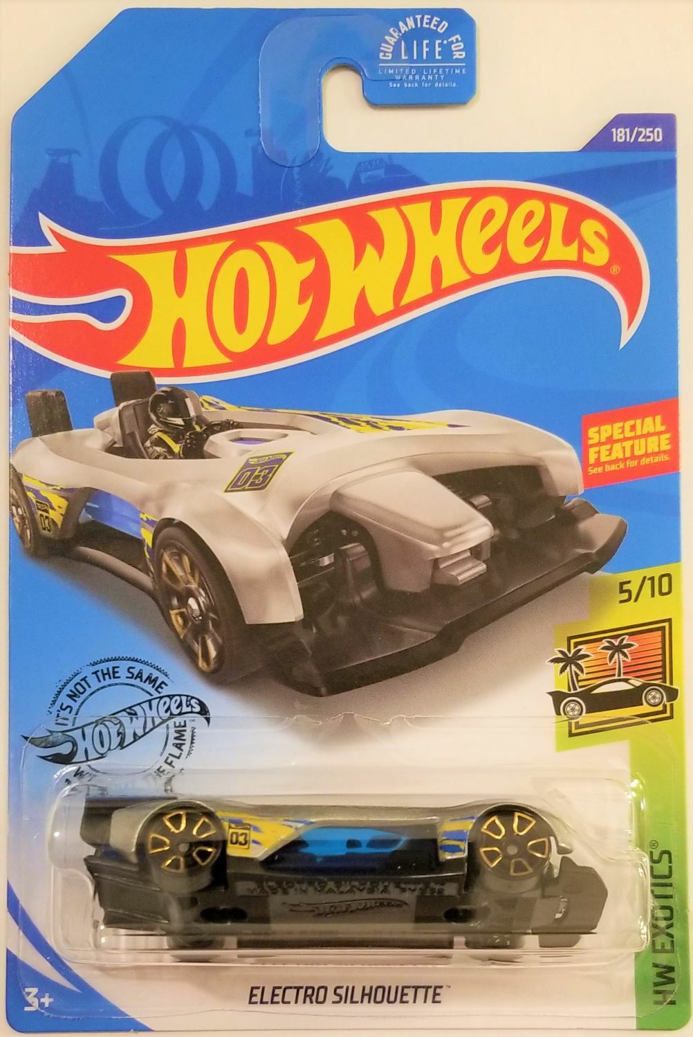 Hot Wheels - 2020 HW Exotics 5/10 Electro Silhouette 181/250 (BBGHC31)