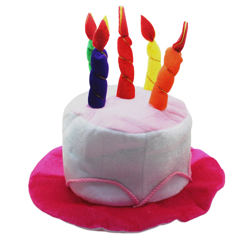 Pet Dog Cat Happy Birthday Hat Cap Headwear Birthday Cake Candle Hat