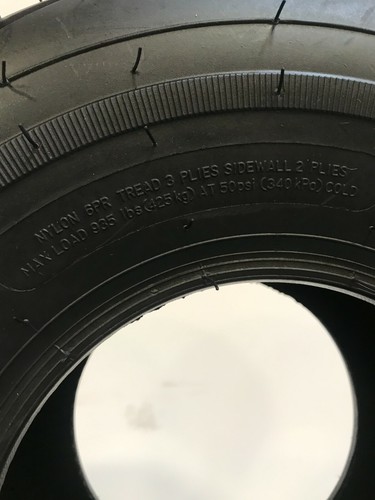 2 New 18.5X8.50-8 Heavy Duty Trailer Tire 6 ply 18.5X8.5-8 Load C 215/60-8 - 第 2/2 張圖片