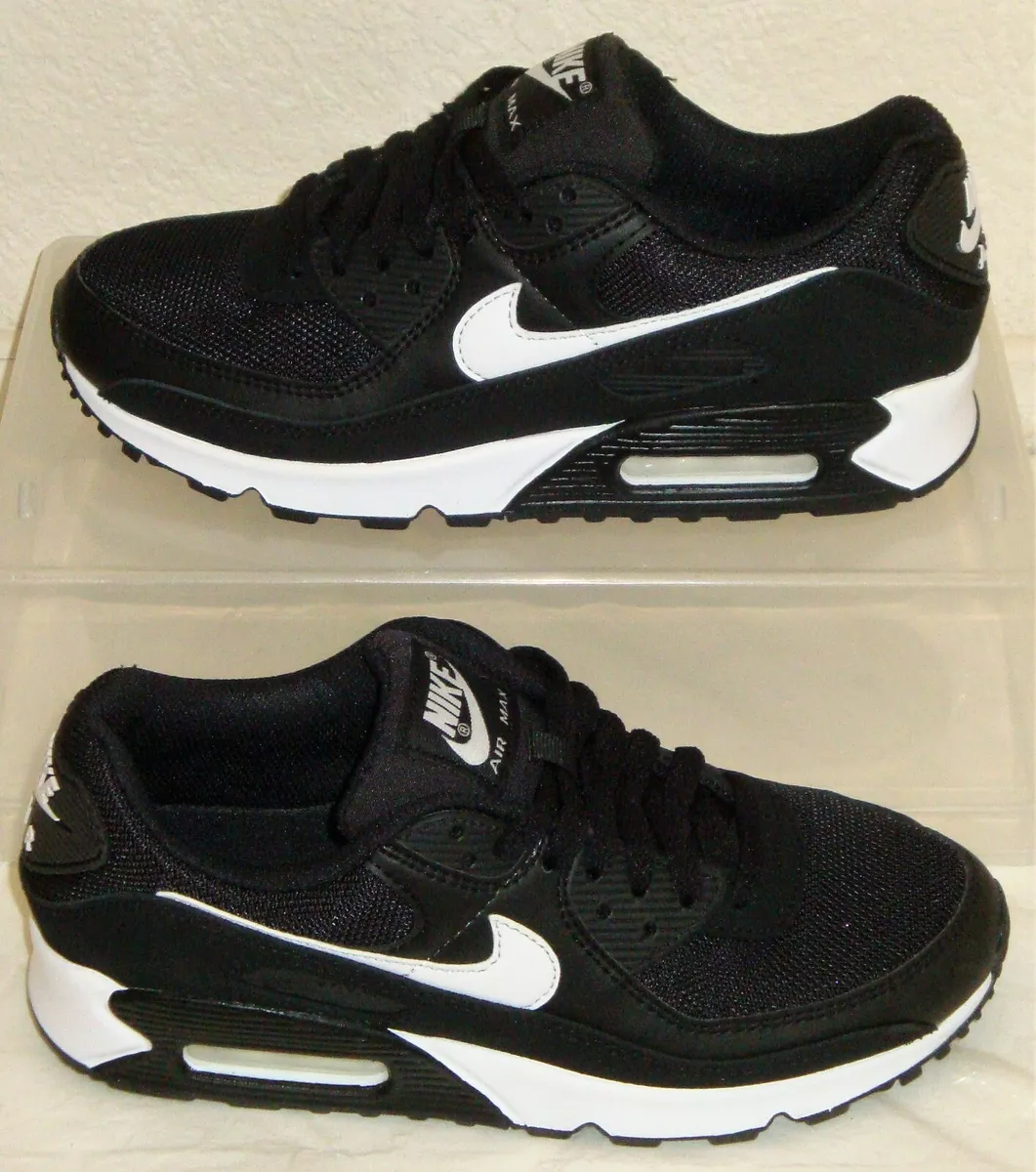 New Nike Air Max 90 Black Womens US 8 UK 5.5 EUR 39 001 | eBay