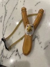 Lightly Used Handcrafted Wooden American Eagle Sling Shot (Slingshot) N. Arizona