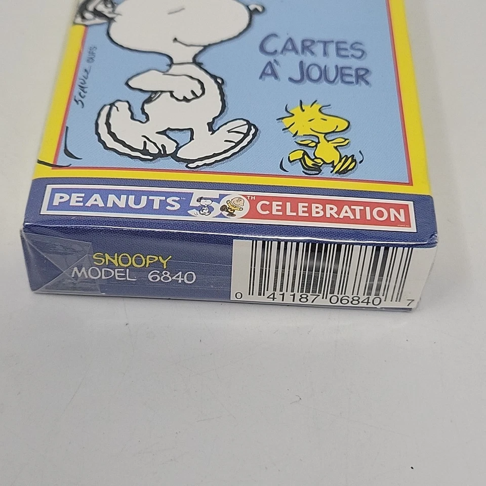 Hoyle Peanuts Snoopy Playing Cards 50th Celebration New Sealed Model 6840 RARE - Image 2 of 4