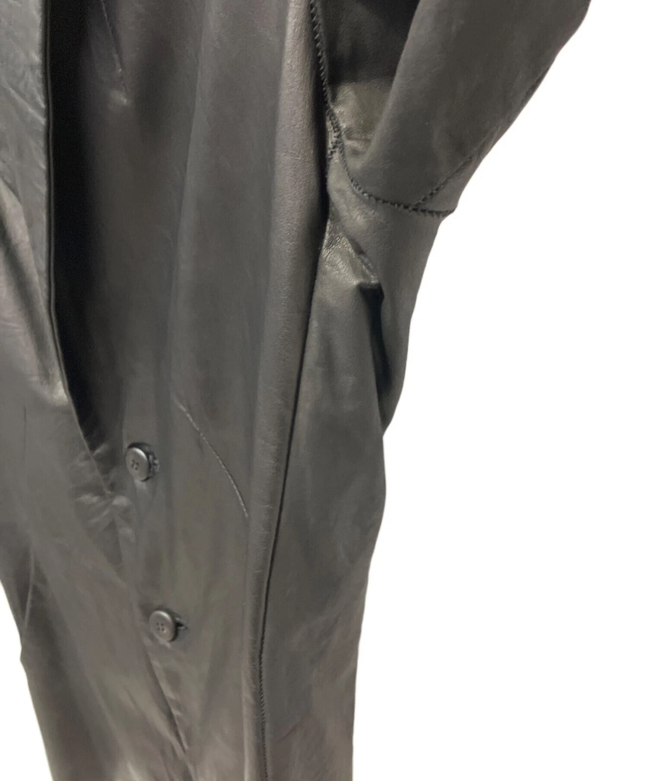 NO,NO,YES! Leather Jacket Made in Japan Men's Size S Black - product detail image 7