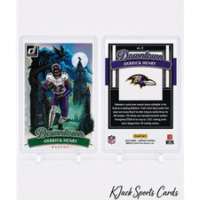 2025 Panini Donruss Jumbo Downtown Derrick Henry Baltimore Ravens Insert #3