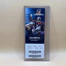 HOUSTON TEXANS AFC Championship Phantom TICKET