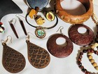 Vintage To Now Jewelry Lot Wooden Wear Reperpose Craft Resell 33 Pc. — photo 9