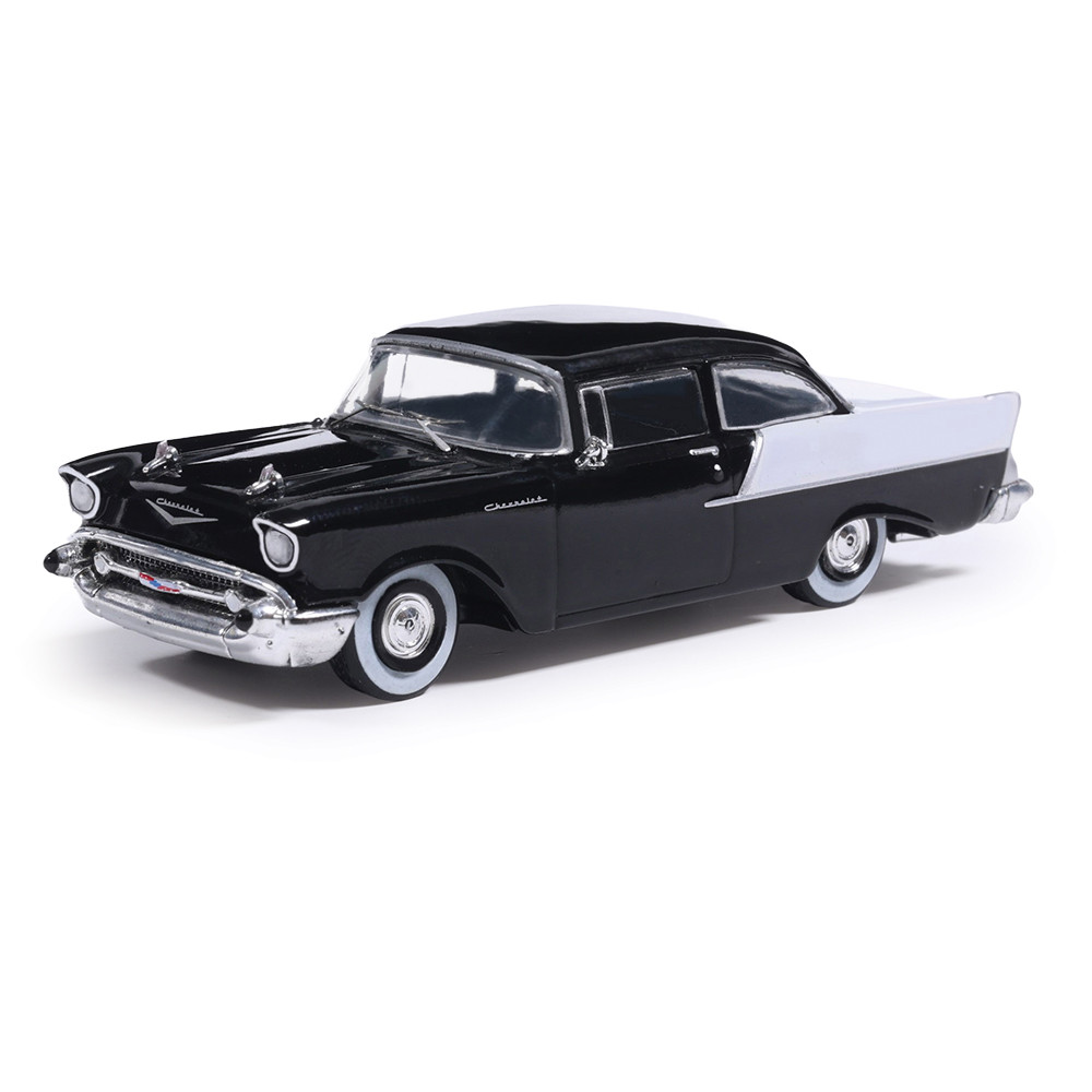 1957 Chevrolet One-Fifty Sedan - Onyx Black and India Ivory