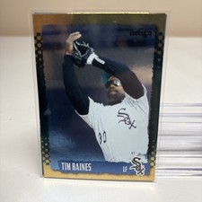 1995 Score #112 Tim Raines Gold Rush WHITE SOX