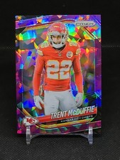 2025 Prizm #177 Trent McDuffie Purple Cracked Ice Prizm 116/225 SP