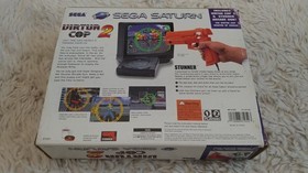 Sega Saturn Virtua Cop 2 Gun Bundle SS Original Box VC1 Disc ~ Not DC Dreamcast