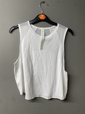 Ladies Lululemon Sculptor Tank Top White Size 8 BNWT Rrp £38