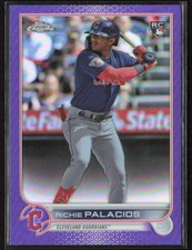 2022 Topps Chrome Edition #USC169 Richie Palacios Purple Refractor Guardians