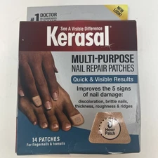 Kerasal Multi-Purpose Nail Repair Patches for Finger/Toe Nails, 14ct 