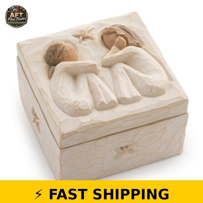 Willow Tree Friendship Keepsake Box - Forever True, Holds Jewelry