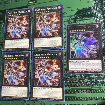 Ebon High Magician LDS3-EN092 Common 1st Edition Yugioh Card 4 +Ultra CT13-en004