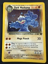 Dark Machamp 10/82 Pokemon Team Rocket Holo Vintage MP on eBay