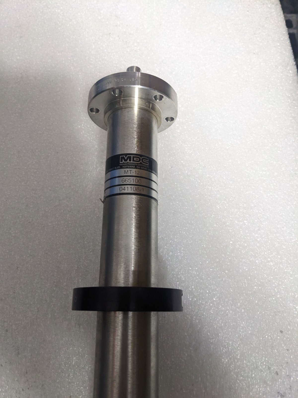 MDC mt-12 magnetic transport rod linear shifter uhv vacuum 2 3/4" conflat 12"