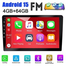 Autoradio Bluetooth Stereo Lettore Video Multimediale 2 din 10.1'' Android GPS Wifi