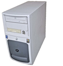 Retro 2002 Gateway P4 1.6 minitower PC, Intel D845PT, AGP, CD-RW, Windows 98 SE