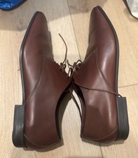 Prada Brown Leather Oxford Dress Shoes Mens Size Prada 8 / US 9 2E