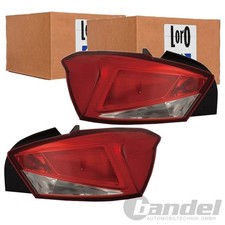 2x ABAKUS RÜCKLEUCHTEN SATZ ÄUSSERER TEIL passend für SEAT IBIZA LINKS+RECHTS