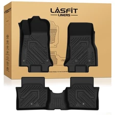 LASFIT Floor Mats for 2024 2025 Dodge Charger Daytona Floor Liners 1st & 2nd Row