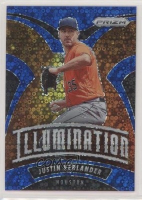 2020 Prizm Illumination Quick Pitch Blue Donut Circle /199 Justin Verlander 03kl