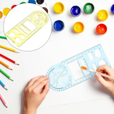 Multifunktionales Zeichenlineal Schüler Zeichnen Lineale Klassenzimmer-Lineal