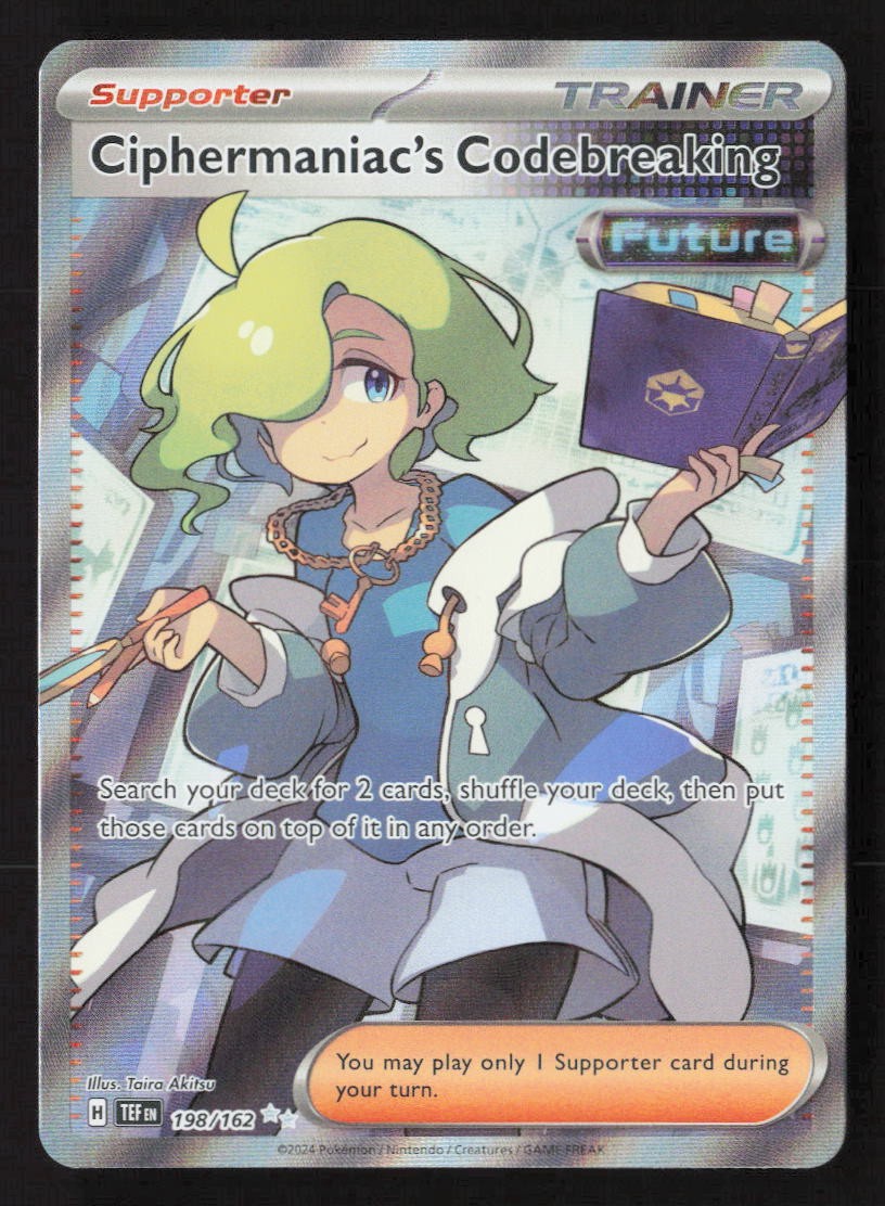 Ciphermaniac's Codebreaking Ultra Rare SV05: Temporal Forces 198/162 NM