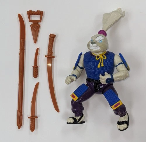 Vintage TMNT Ninja Turtles Figure Usagi Yojimbo Complete