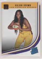 2019 Panini Donruss WNBA Rated Rookie Kalani Brown #97 Rookie RC 02v3