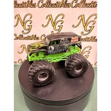 Monster Jam Grave Digger Monster Truck Black Neon Green Diecast Toy Vehicle