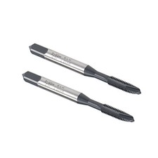 2pcs M4 x 0.7 Spiral Point Threading Tap H2 High Speed Steel TICN Coated