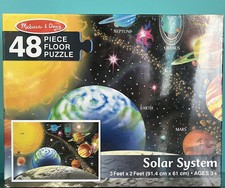 Melissa  Doug Educational Solar System Floor Puzzle 3  X 2  48 Pcs. New, A-30