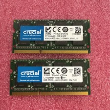 Crucial 16GB (2 x 8GB) PC3L-12800 DDR3L-1600 Laptop Ram Memory CT102464BF160B