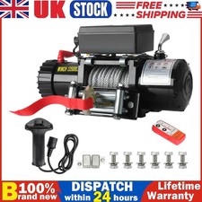 Electric Winch 12V 13500lbs Steel Rope Twin Wireless Remote Recovery Tool