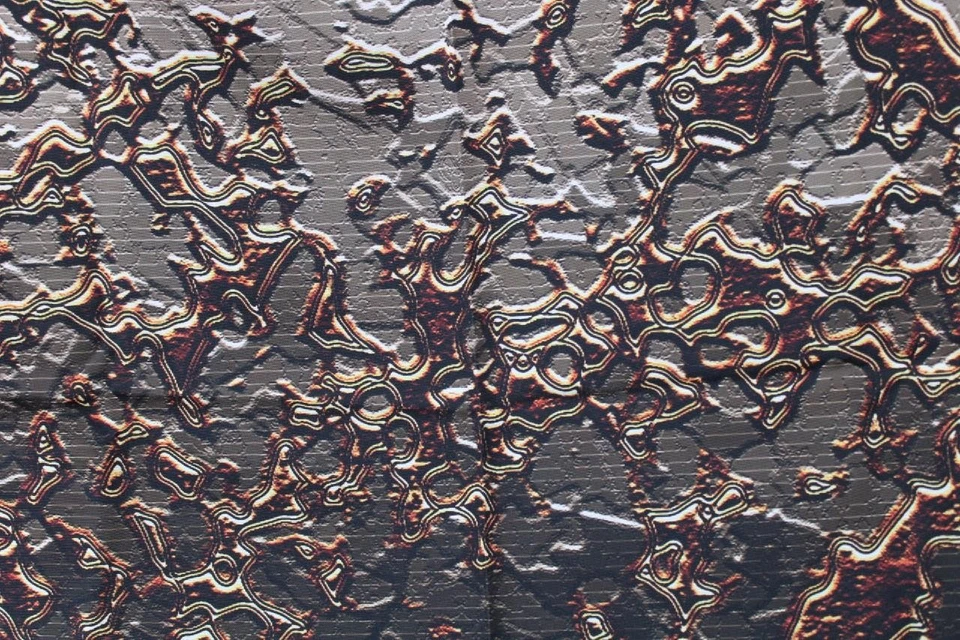 CORTINA DE DUCHA MASCULINA TRIBAL~DORADA~NEGRA~TAUPE~BLANCA~SIN MARCA~SIN USAR~SIN DEFECTOS Foto 3 de 4