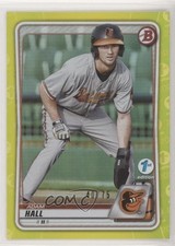 2020 Bowman 1st Edition Yellow Foil 40/75 Adam Hall #BFE-90 4b9