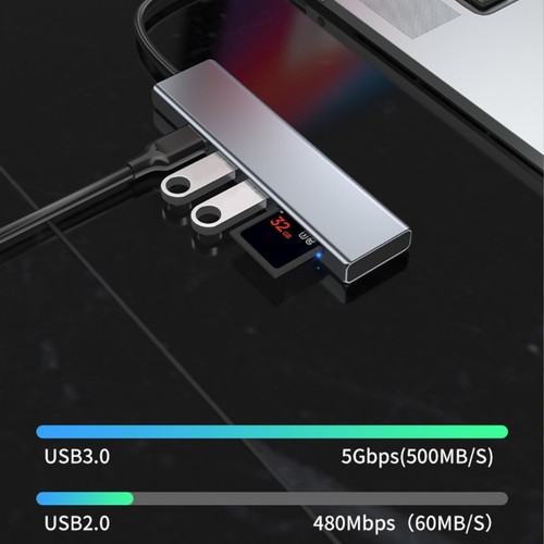 USB Hub Type-C/USB Hub 5Gbps Data Hub Universal USB Extender Multiport Adapter - Picture 3 of 10