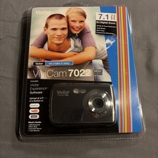 Vivitar ViviCam 7022 7.1MP Digital Camera Black - NEW SEALED - HD 4x Zoom
