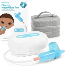 Nasal Aspirator for Baby Congestion, Frida Baby Electric NoseFrida Pro Relief