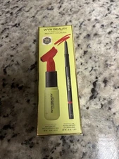 NIB New WYN Beauty RED HOT Doubles LIPSTICK & LIP LINER Full Size $39 Value