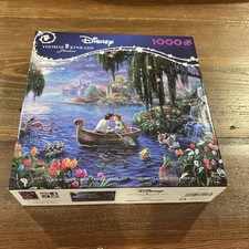 Disney Thomas Kinkade Little Mermaid II 1000 Piece Puzzle Ariel Erik Brand New