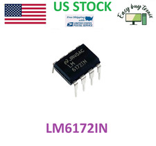 1PCS LM6172IN/NOPB  LM6172 High Speed Operational Amplifiers Dual Low Power