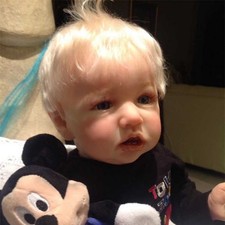 Realistic Unpainted Reborn Toddler Doll Kits Vinyl Silicone Baby Doll DIY Parts